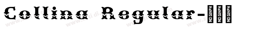Collina Regular字体转换
